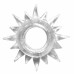 Эластичное эрекционное кольцо Rings Cristal White - прозрачное