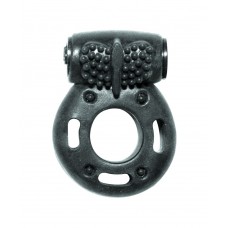 Эрекционное кольцо с вибрацией Rings Axle-pin black - чёрное