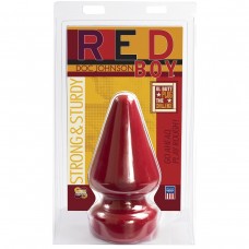Огромная анальная пробка Red Boy The Challenge Butt Plug - красная - 23 см