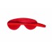 Мягкая приятная маска на глаза с бархатистой подкладкой Party Hard Mask Shy Red - красная