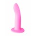 Гибкий и упругий фаллоимитатор для вагинальной и анальной стимуляции Flow Emotional Pink - розовый - 13 см