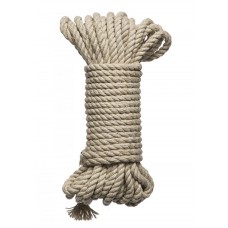 Верёвка бондажная Kink - Bind and Tie - Hemp Bondage Rope - бежевая - 15 м