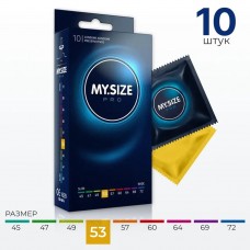 Латексные премиум презервативы My.Size Pro 53 - 10 шт