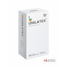 Ароматизированные разноцветные латексные презервативы Unilatex Multifruits - 12 шт + 3 шт в подарок