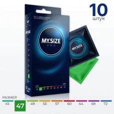 Латексные премиум презервативы My.Size Pro 47 - 10 шт