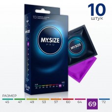 Латексные премиум презервативы My.Size Pro 69 - 10 шт