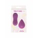 Вагинальные виброшарики с пульсацией на пульте ДУ Take it Easy Era Purple - фиолетовые - 8,3 см