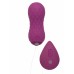 Вагинальные виброшарики с ротацией на пульте ДУ Take it Easy Dea Purple - фиолетовые - 8,3 см