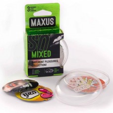 Латексные презервативы в пластиковом кейсе микс-набор MAXUS AIR Mixed - 3 шт