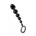 Анальная цепочка A-toys Anal Beads размера S - чёрная - 19,8 см