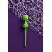 Вагинальные шарики A-Toys Pleasure Balls с ушками - зелёные
