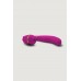 Вакуумный стимулятор клитора с функцией манящее движение в вагинальном кончике Adrien Lastic My G - розовый
