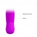 Безремневой силиконовый перезаряжаемый вибрострапон Pretty Love Beau c 30 режимами вибрации - фиолетовый - 20 см