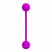 Вагинальные шарики со смещённым центром тяжести Pretty Love Kegel Ball III - фиолетовые
