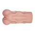 Мастурбатор вагина Linda с рельефной внешней и внутренней поверхностью - телесный - 13 см