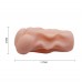 Мастурбатор вагина Linda с рельефной внешней и внутренней поверхностью - телесный - 13 см