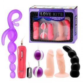 Набор секс-игрушек Baile из 5 предметов и виброэлемента на пульте управления