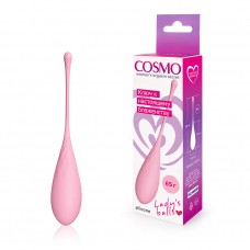 Каплевидный вагинальный шарик Cosmo Ledy's balls - розовый