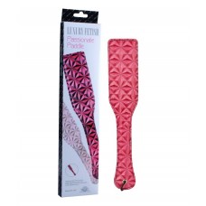 Шлёпалка с геометрическим узором Passionate Paddle - красно-розовая - 31,5 см