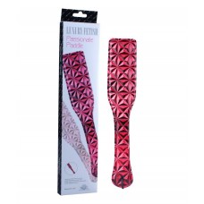 Шлёпалка с геометрическим узором Passionate Paddle - красно-бордовая - 31,5 см
