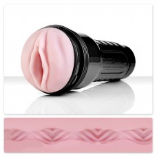 Вагина мастурбатор с волнообразным каналом Fleshlight Pink Go Wave - Lady Vortex - 25 см