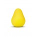 Яйцо мастурбатор с 3D-рельефом (многоразовое) - Gvibe Gegg Yellow - жёлтое - 6,5 см