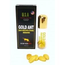 Мужской препарат для повышения потенции Gold Ant - Золотой муравей - 10 шт