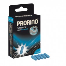 Капсулы для улучшения потенции Ero Black Line Prorino Potency Caps - 5 шт