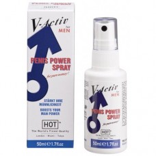 Возбуждающий стимулирующий спрей для мужчин Hot V-Active Penis Power - 50 мл