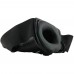Полый мужской страпон с вибрацией Unisex Vibrating Hollow Strap-On Dildo - чёрный - 14 см