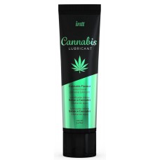 Интимная смазка-гель на водной основе Intt Cannabis Lubricant с ароматом каннабиса - 100 мл
