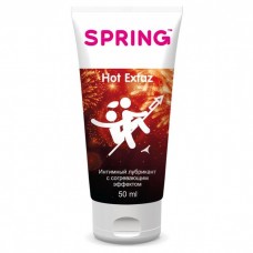 Интимная смазка на водной основе с согревающим эффектом и ароматом вишни Spring Hot Extaz - 50 мл