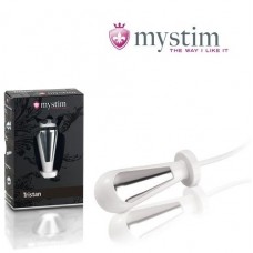 Анально-вагинальный стимулятор MyStim Tristan с электростимуляцией - 7,5 см