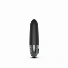 Классический вибратор с электростимуляцией MyStim Sleak Freak для вагинальной и клиторальной стимуляции - чёрный - 14 см