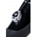 Вибратор c электростимуляцией MyStim Electric Eric - Black Edition - чёрный - 27 см