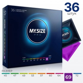 Латексные премиум презервативы My.Size Pro 69 - 36 шт