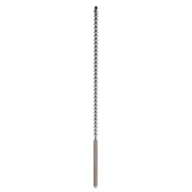 Стимулятор для уретры из стали Dilator Dip Stick Ripped - серебристый - 24 см