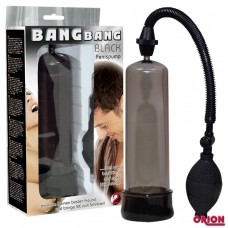 Мужская вакуумная помпа для тренировок пениса Bang Bang Black Penispump - черная - 20 см