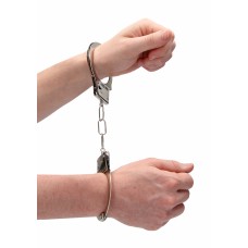 Металлические наручники Beginner's Handcuffs OUCH! - серебристые