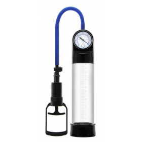 Мужская вакуумная помпа для увеличения пениса c манометром и поршневым нагнетателем Erozon Penis Pump - 31,3 см