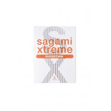 Ультратонкие латексные презервативы Sagami Xtreme Superthin 0,04 мм - 3 шт