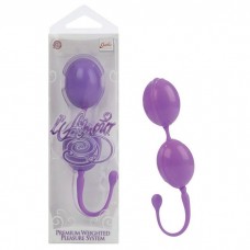 Вагинальные шарики со смещенным центром тяжести L'Amour Premium Weighted Pleasure System - фиолетовые