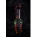 Двусторонний стеклянный фаллос Sexus Glass с головкой-конусом - 17,5 см
