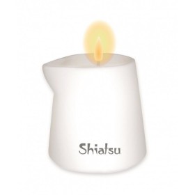 Массажная свеча с ароматом малины и ванильного крема Shiatsu Massage Candle - 130 гр