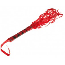 Плеть Сима-Ленд с ромбами на ручке - красно-черная - 42 см