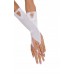 Перчатки с петелькой на пальчик SoftLine - белые