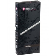 Металлический электростимулятор уретры Mystim Thin Finn - 25 см