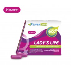 Возбуждающее средство для женщин с L-аргинином и Q10 Lady's Life - 14 капсул