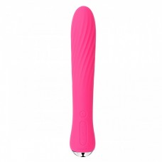 Мощный и тихий вибратор с функцией нагрева Svakom Anya для вагинальной или клиторальной стимуляции - розовый - 19,5 см