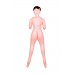 Кукла надувная Violet ToyFa Dolls-X с тремя отверситями, реалистичной вставкой и насосом - телесная - 160 см
